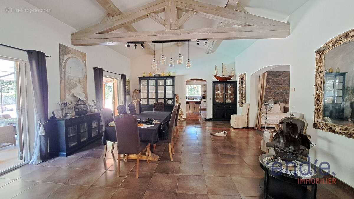 St Antonin du var villa plain pied 240 m² sur 1500  m² avec piscine - photo 7
