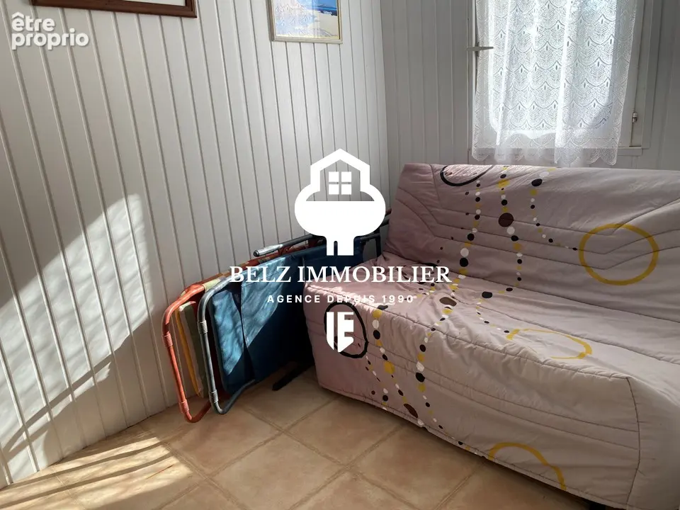 Plouhinec Morbihan Sud Terrain de loisirs INDEPENDANT de 539m² avec 2 chalets bois à conserver, comprenant cuisine, douche, wc e - photo 5