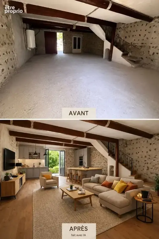 En exclusivite saint didier maison de village en pierre 150 m²  avec jardin clos et arboré. - photo 3