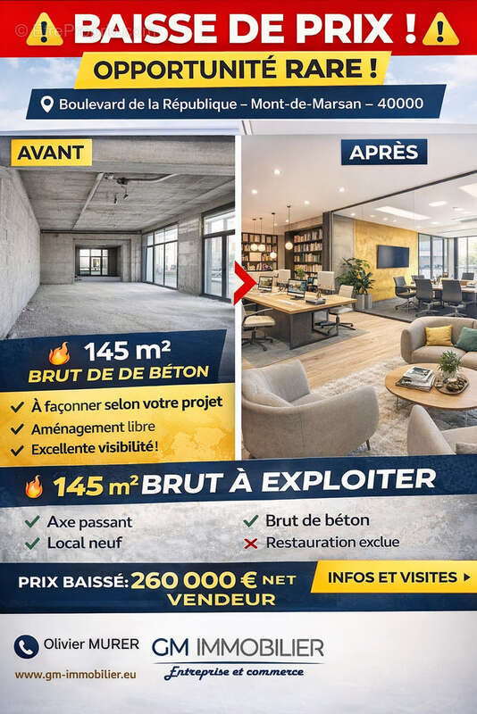 Commerce à MONT-DE-MARSAN