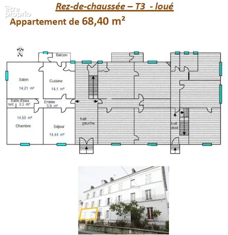 PLAN - Appartement à LONS-LE-SAUNIER