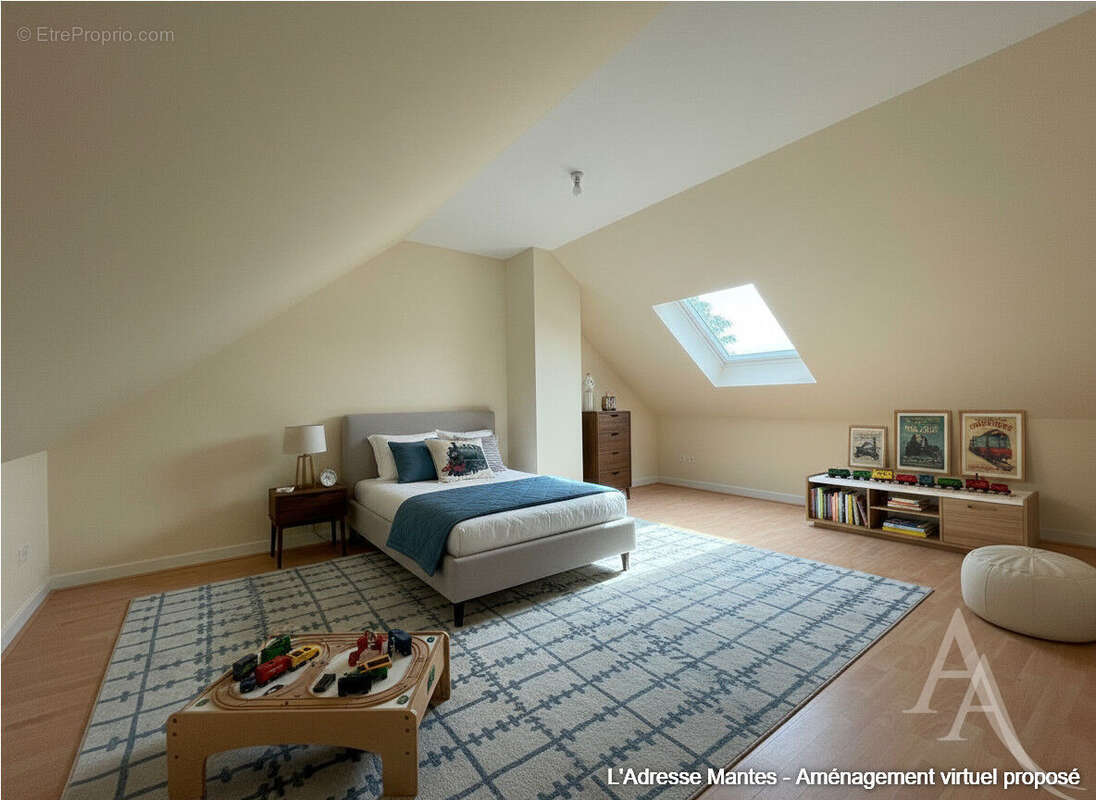 Maison 4 pièces, 3 chambres, jardin, garage, Limetz-Villez, maison de 2019 - photo 9