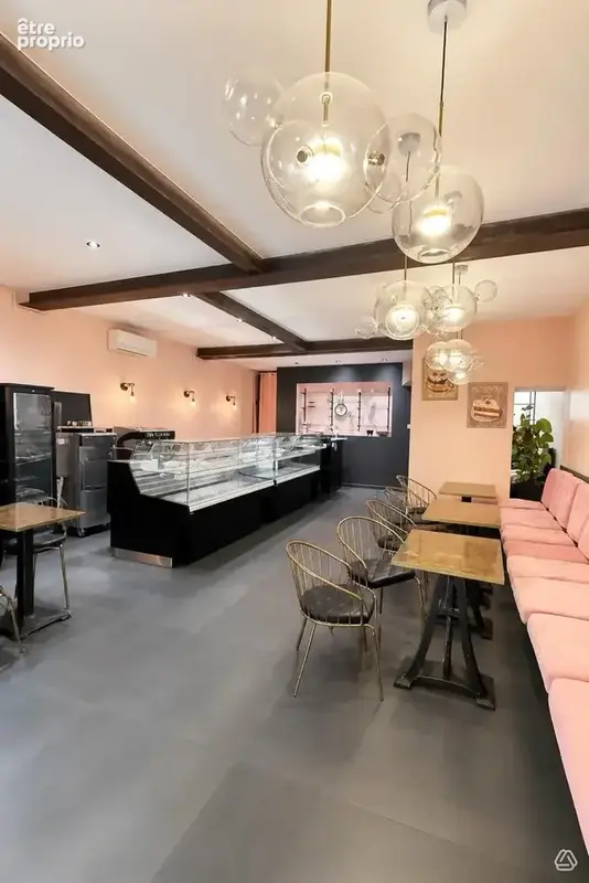 Vienne centre-ville   local commercial 122 m2   restauration   cave voûtée   terrasse - photo 1