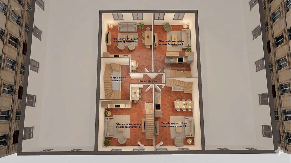 Appartement à MARSEILLE-4E