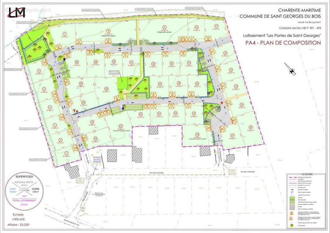 Terrain à SAINT-GEORGES-DU-BOIS