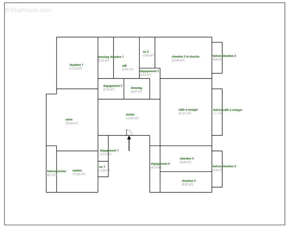 Appartement à MARSEILLE-6E