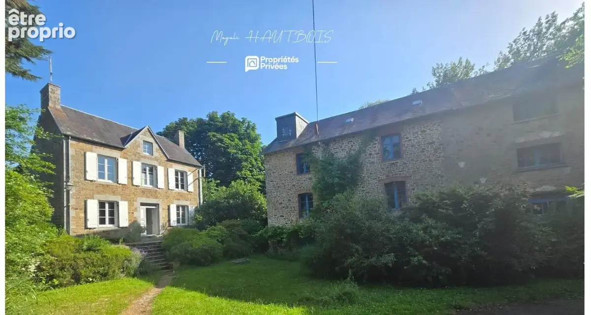 Ensemble immobilier avec maison de 155 m2, Moulin, Dépendances Marcey-Les-Grèves 50300 - photo 2