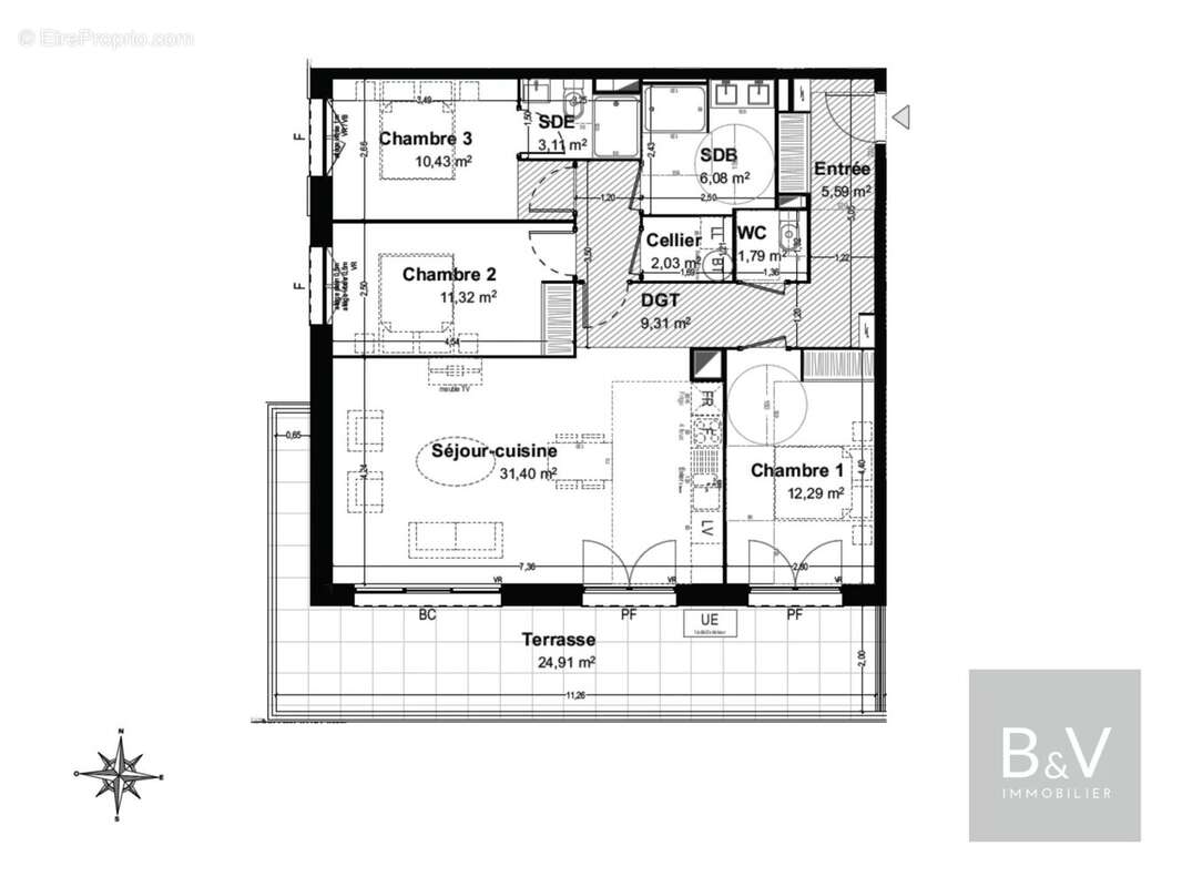 Appartement à ARBONNE