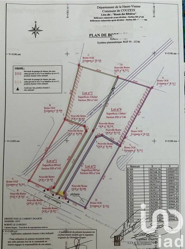 Photo 1 - Terrain à COUZEIX
