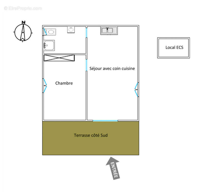 Propriété avec dépendance sur grand terrain constructible à 5 min de la plage de Bonifacio - photo 30