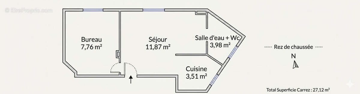 Appartement à PARIS-20E