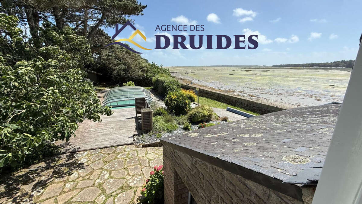 Maison Carnac  - Plouharnel  4 pièces 118 m2  pied dans l'eau, FACE MER, avec accès direct. 56340 - photo 3