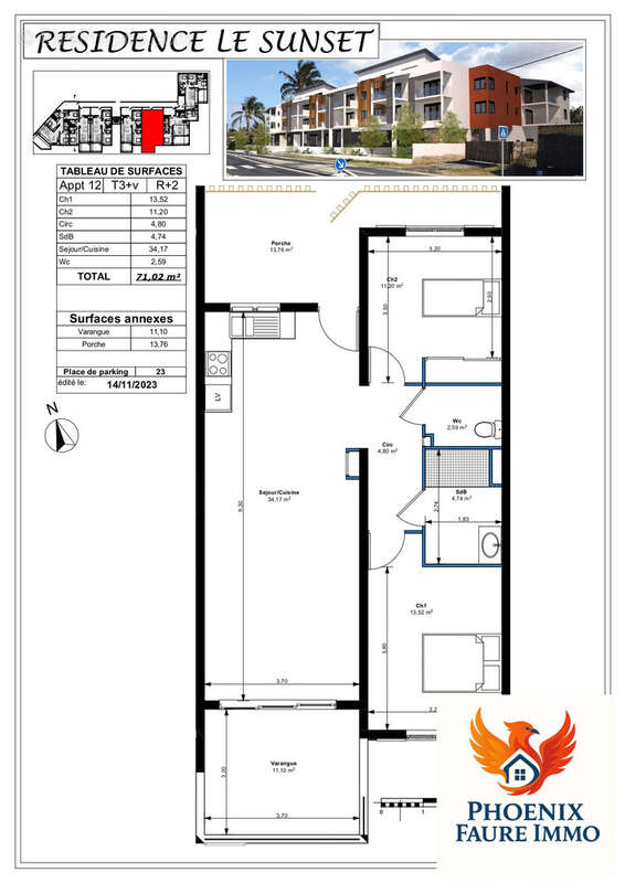 Appartement à LES TROIS-BASSINS