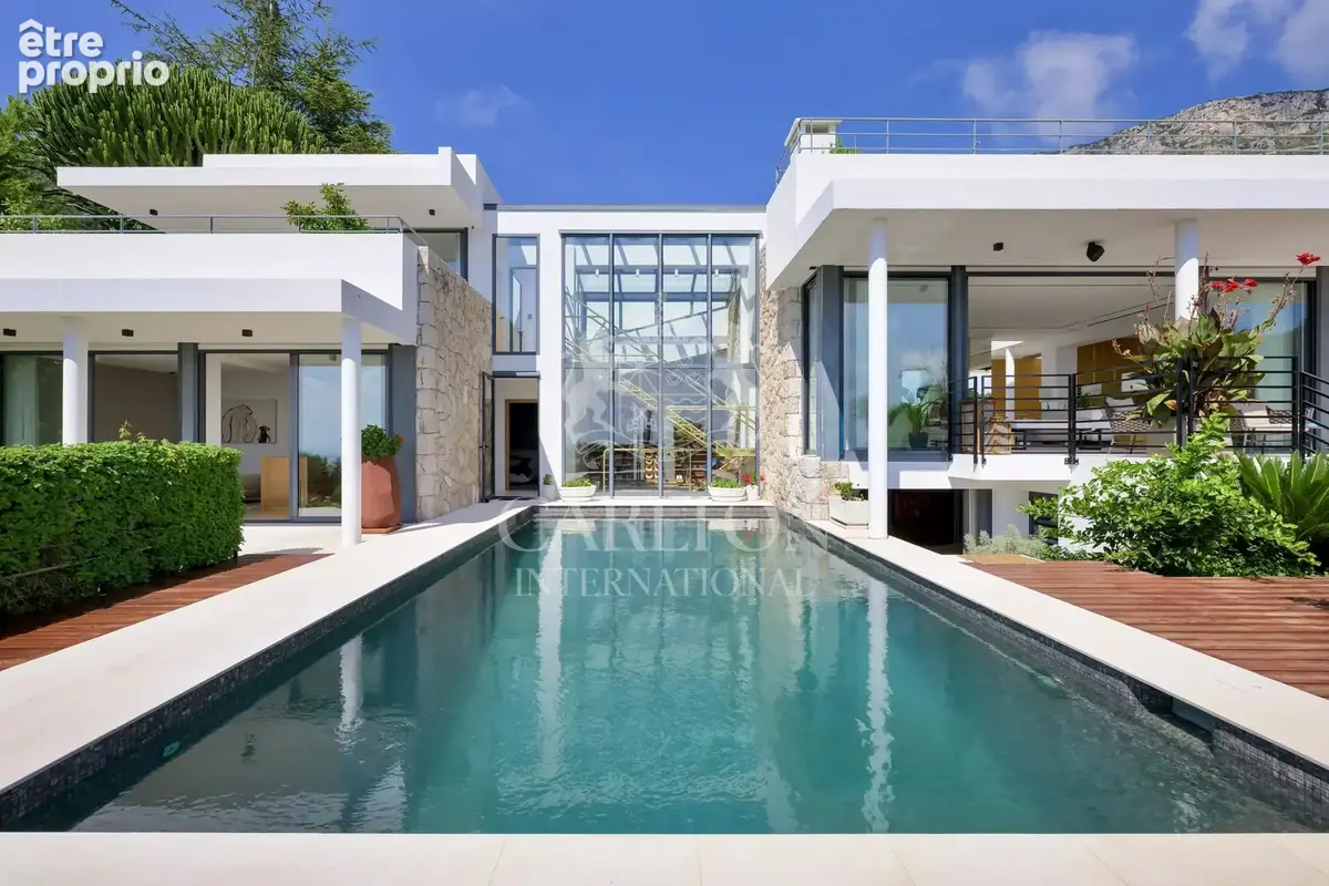 Èze – Villa contemporaine avec vue mer panoramique et terrain plat - photo 7