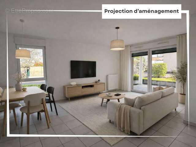 À vendre   F2 avec terrasse et garage   Hegenheim - photo 4