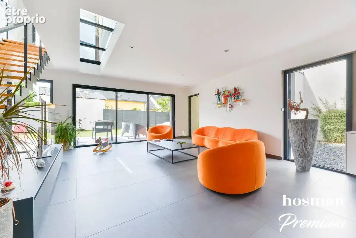 Coup de coeur ! Maison d'architecte d'exception aux portes de Nantes - 167 m2 avec 4 chambres, au calme en fond d'une impasse pr - photo 5