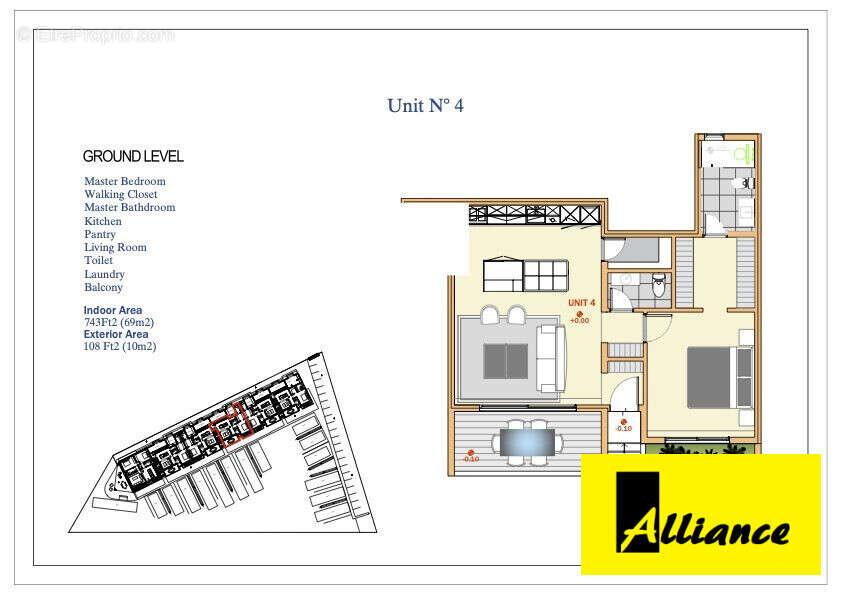 Appartement 66 m² à Saint-Martin  - photo 3