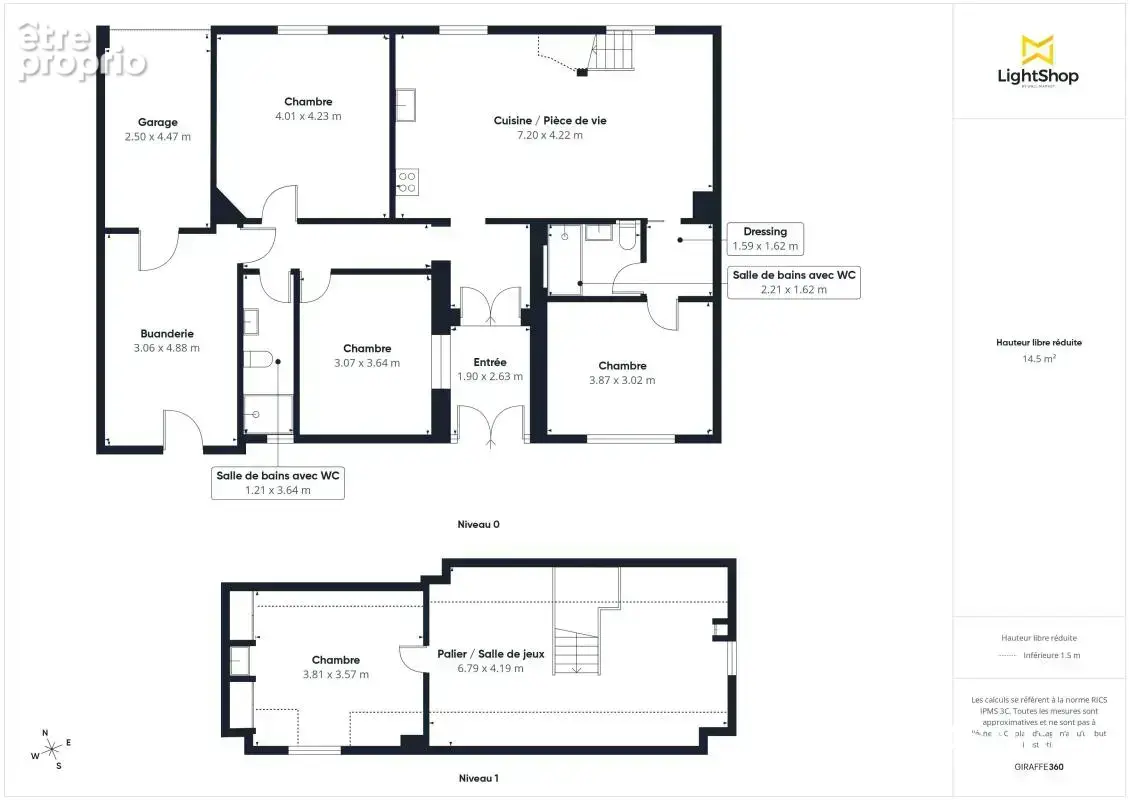 Magnifique maison 5 pièces de 128,43 m² habitables (154,62 m² au sol) avec terrasse et garage - Rue de Gesvres, Nantes - photo 19