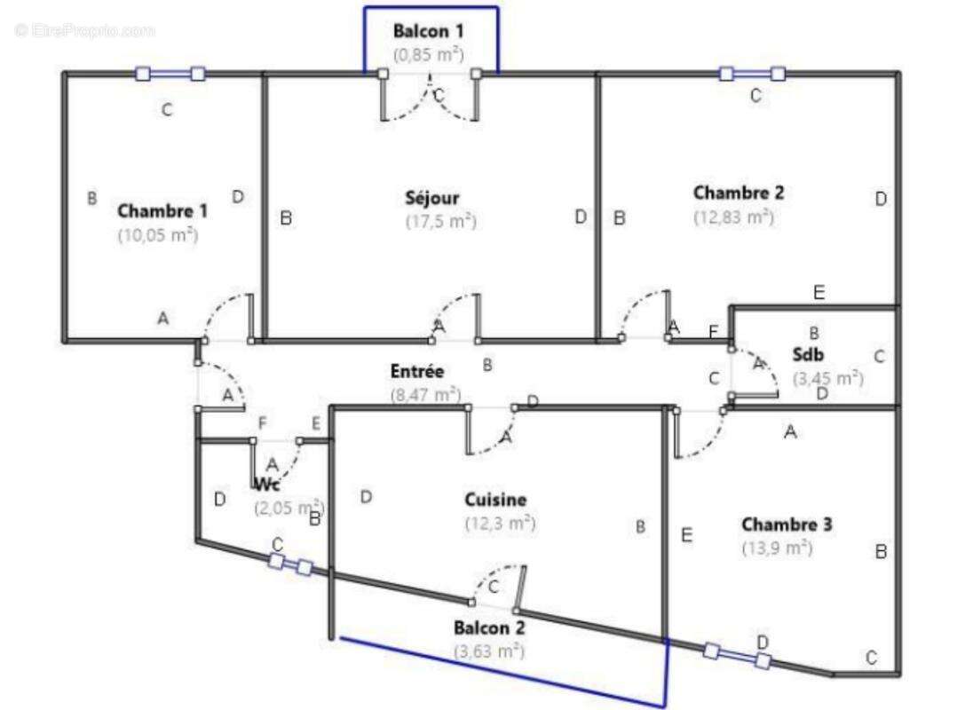 Appartement à ROANNE