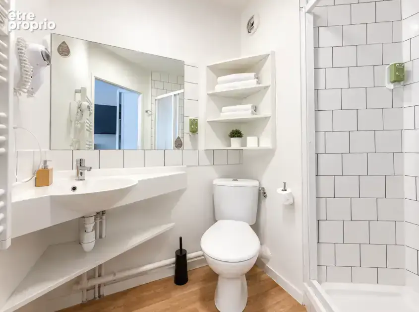 Levallois-perret – studio 18,89 m² – résidence odalys – investissement– revenus locatifs garantis un investissement locatif clé  - photo 3