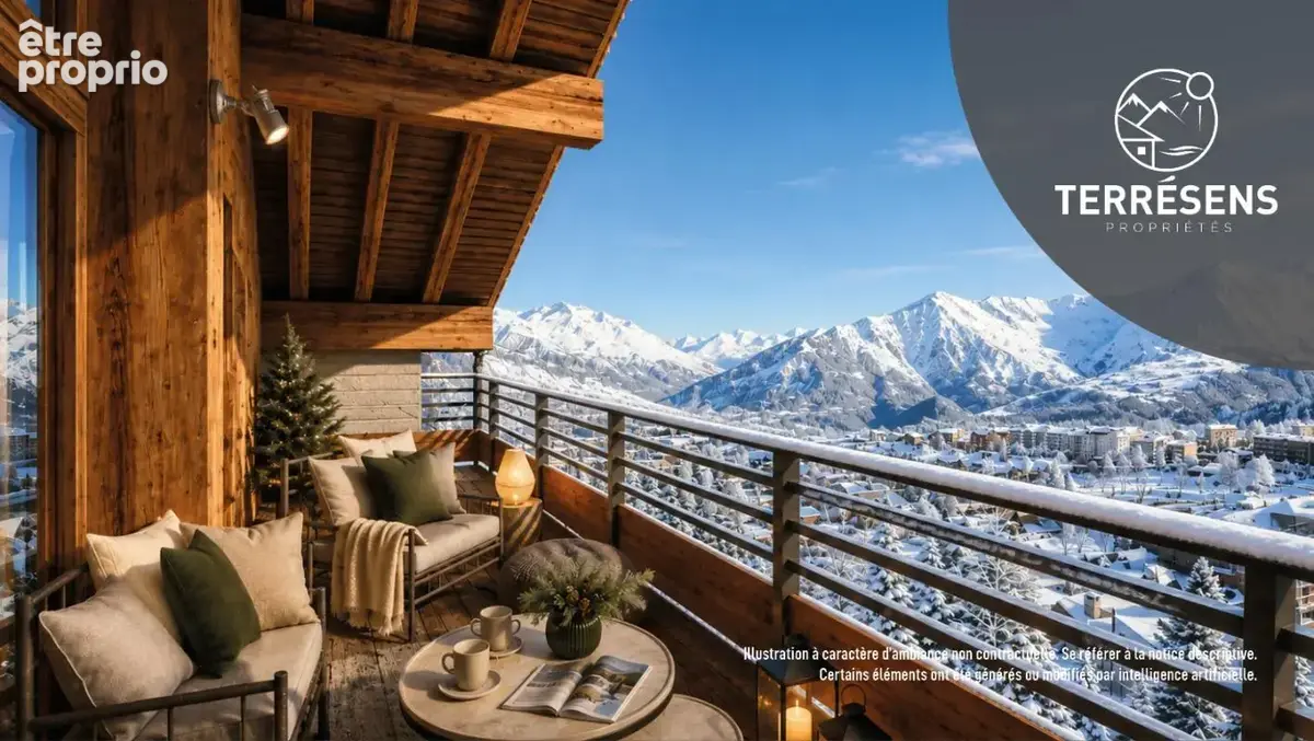 Appartement t3 cabine - résidence le caprice blanc à la toussuire - photo 8