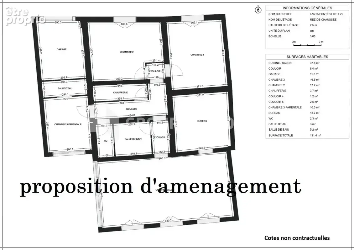 EXCLUSIVITE - T4 de 110 m2 avec garage et combles 55 m2 sur un terrain de 774 m2 - photo 7