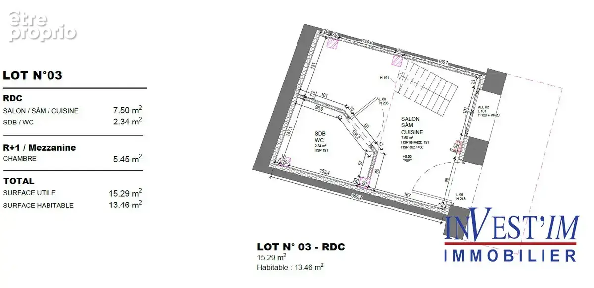 STUDIO MEZZANINE 13m² - idéal Investisseur ou Etudiant - photo 4