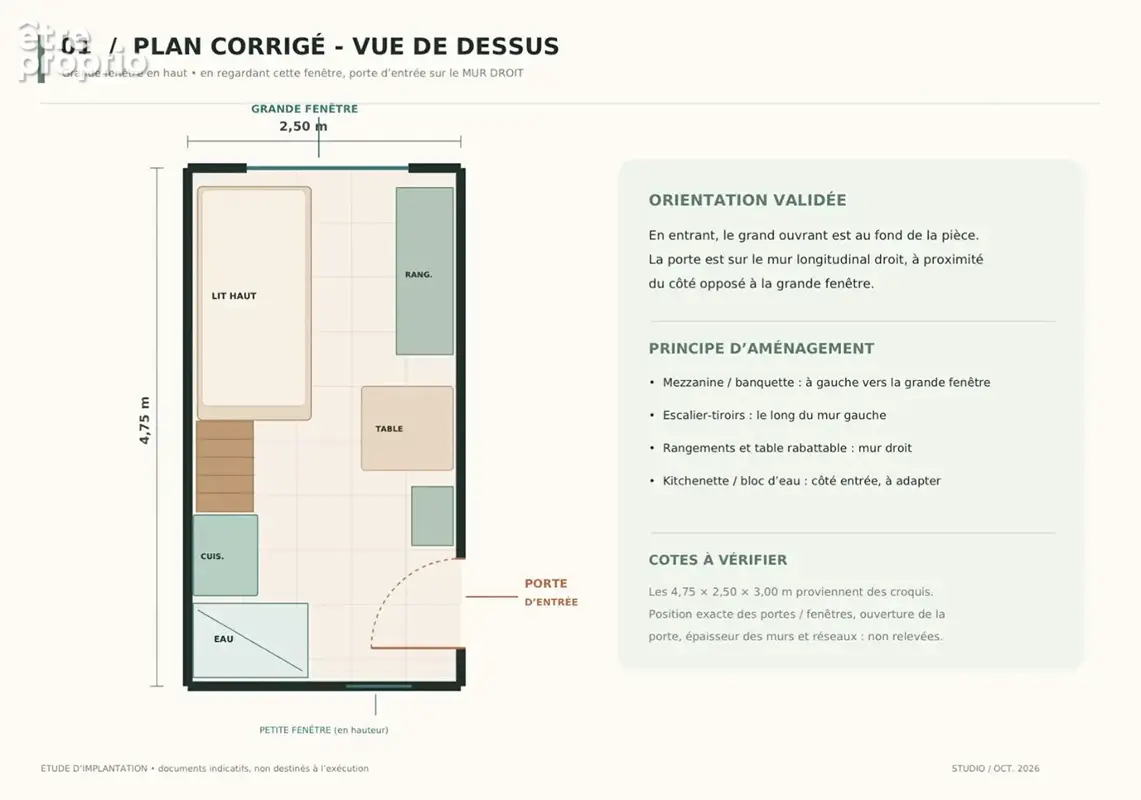 Studio à vendre en rez-de-chaussée à Paris - Réf 5391 - photo 12