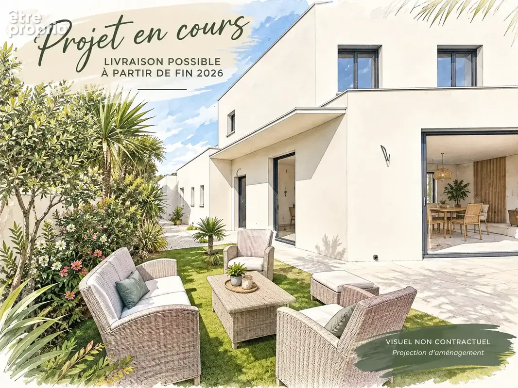 Maison contemporaine 172 m2 avec piscine   la grande-motte quartier des villas - photo 2