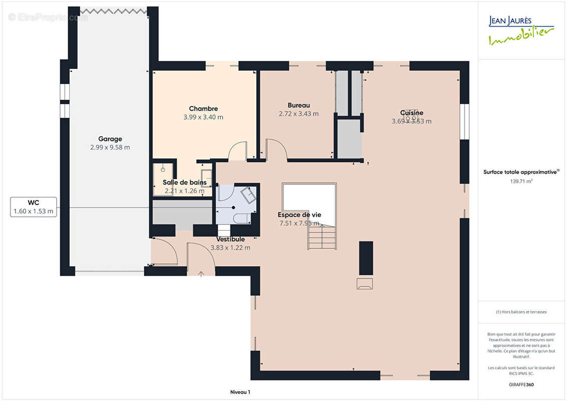 Maison à LA RIVIERE-DE-CORPS