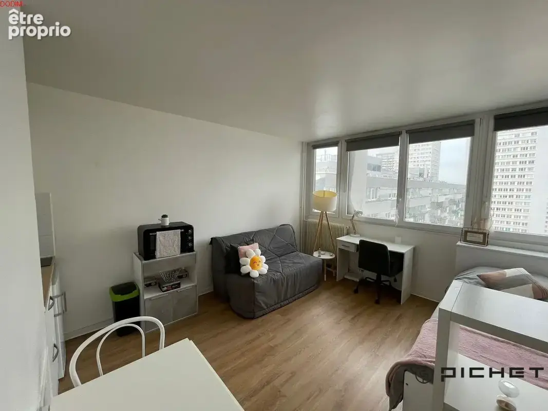 Paris 13e ? avenue de choisy ? studio 24 m² vendu loué ? 18e étage - photo 3