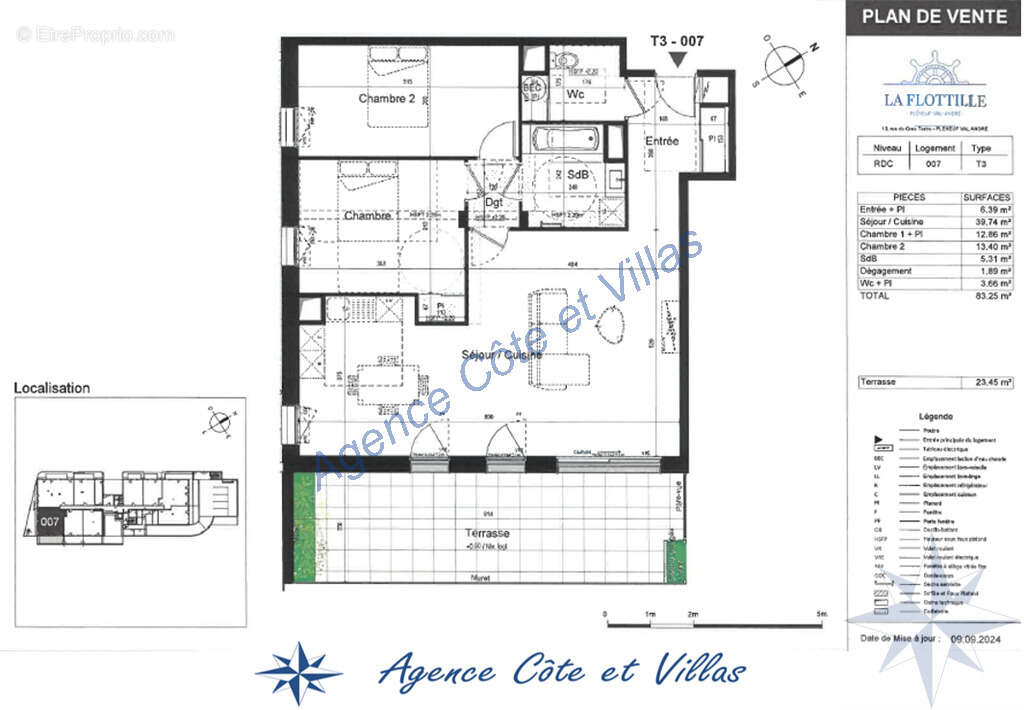Appartement à PLENEUF-VAL-ANDRE