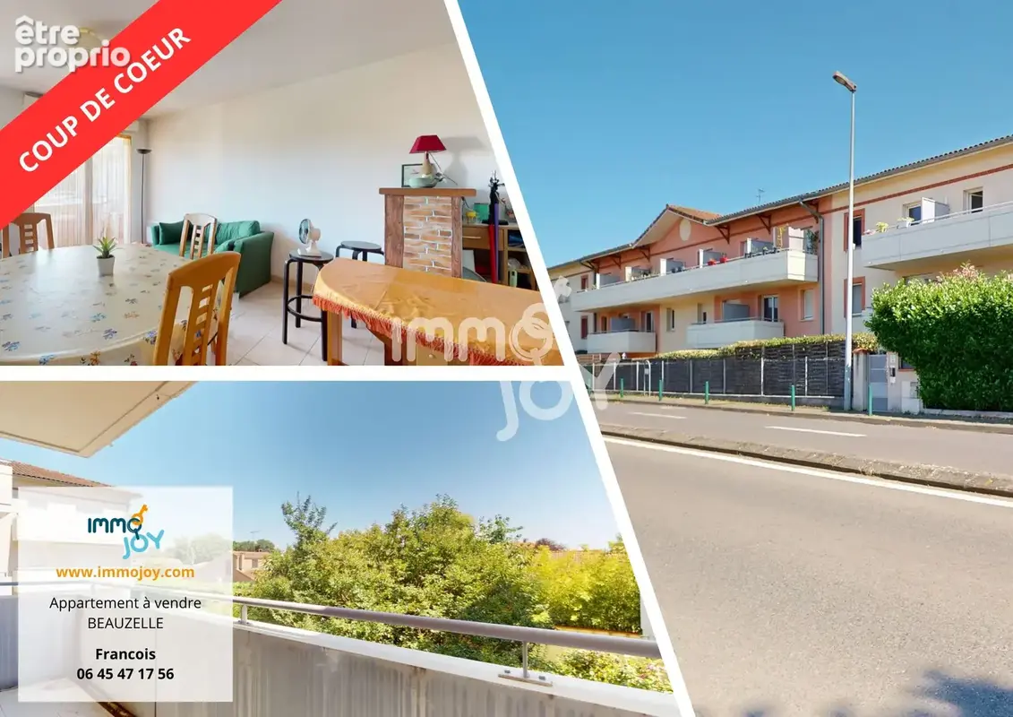 Photo Appartement à Beauzelle au prix de 169 500€