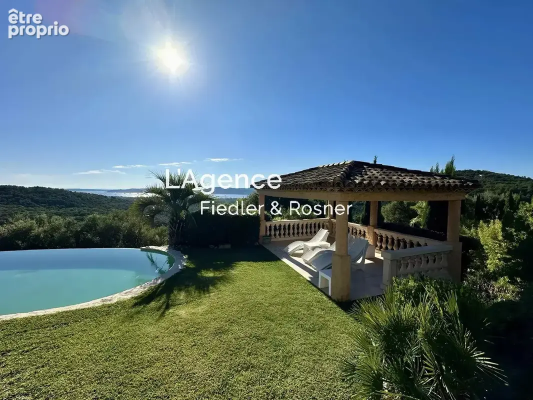 Ref 698 : grimaud - domaine securise - villa avec vue mer et helisurface - photo 25