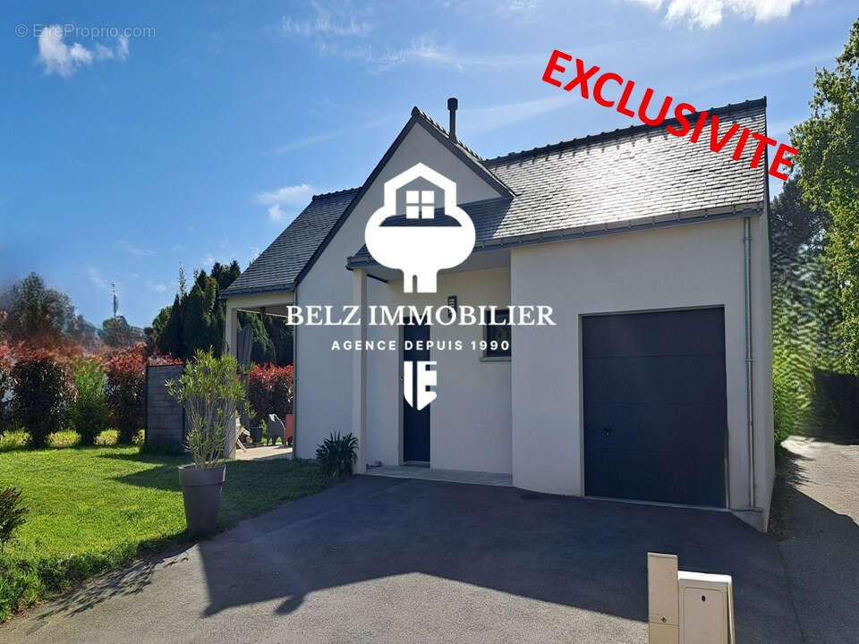 Maison Belz 4 pièces Morbihan Sud Ria D'ETEL plain pied 3 chambres très bon état Terrain de 573m² - photo 2