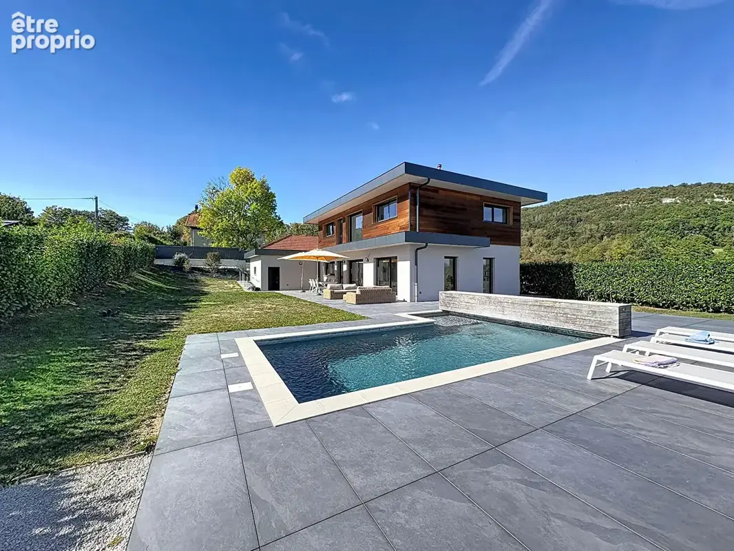 Villa contemporaine de 2019 - Cadre campagne avec vue panoramique sur les montagnes. - photo 15
