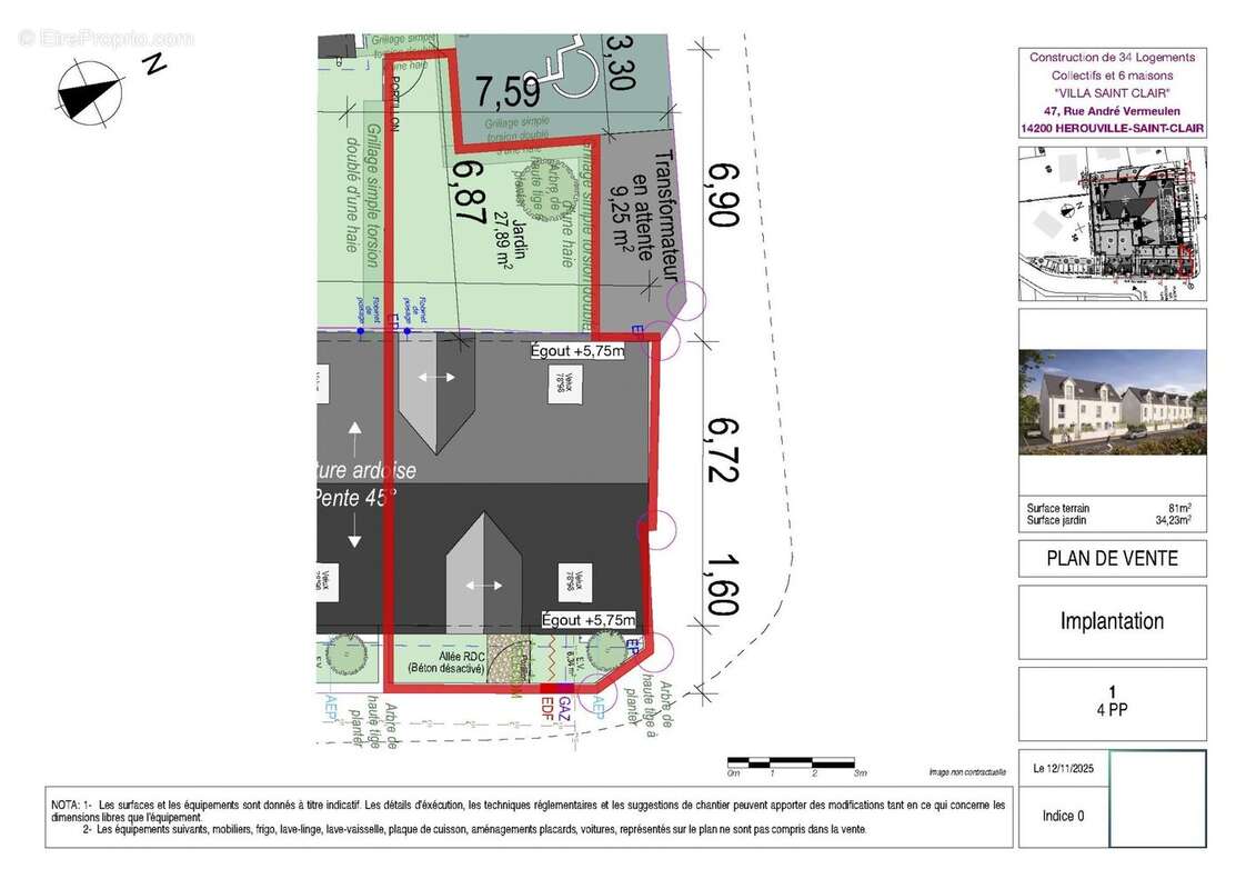 Maison à HEROUVILLE-SAINT-CLAIR