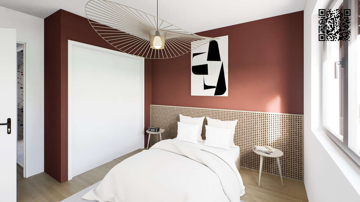 Proposition d'aménagement chambre - Image non contractuelle -  - Appartement à LONGESSAIGNE