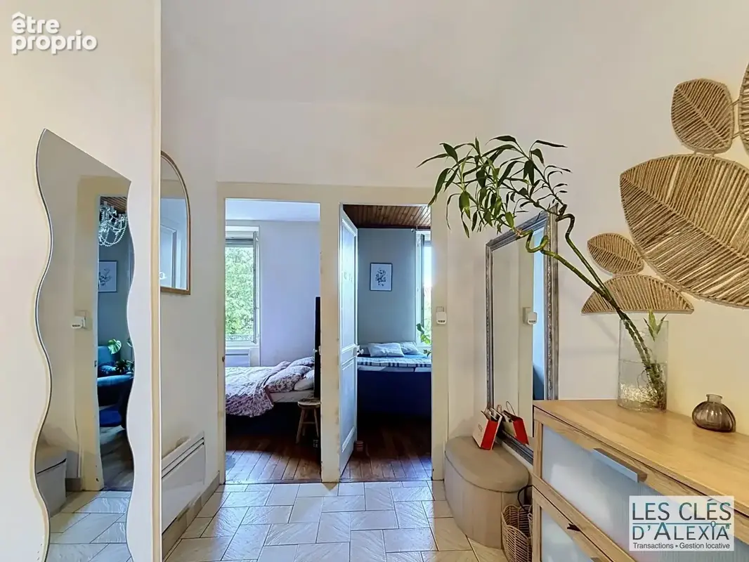 Villeurbanne – t3  de 62,36 m² - traversant avec vue dégagée - photo 7