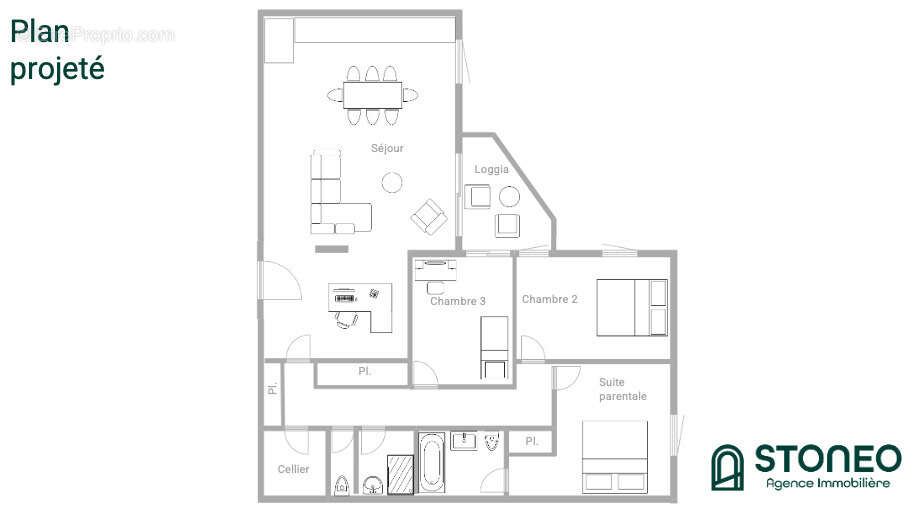 Appartement à LE CHESNAY