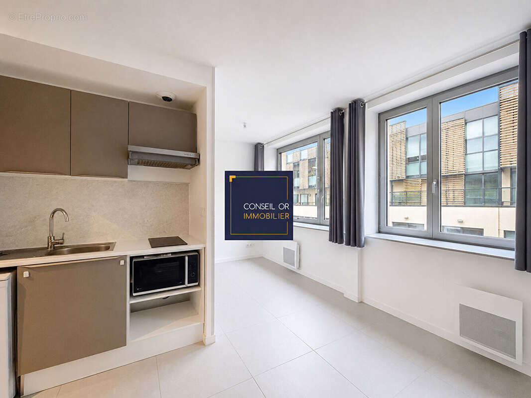 Appartement Lyon 1 pièce(s) 19 m2 - photo 2