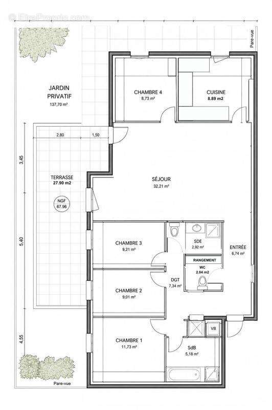 Appartement à PUTEAUX