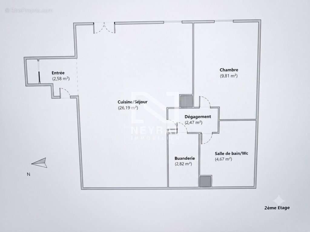 Auxonne centre appartement vendu loué avec cave et garage - photo 10