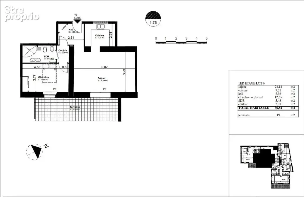Appartement Le Dramont 2 pièce(s) 55.82 m2 - photo 2