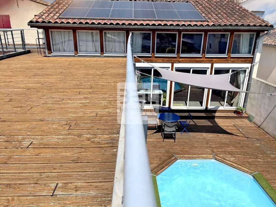 VEDENE maison contemporaine ossature bois avec terrasses et piscine - photo 4