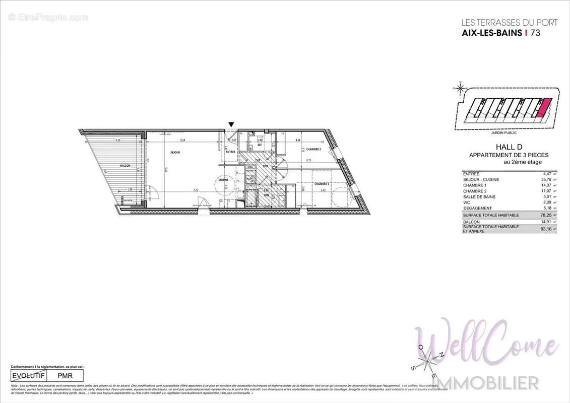 VEFA - Appartement T3 de 78m² Sud (Box double inclus) à Aix-Les-Bains ! - photo 6