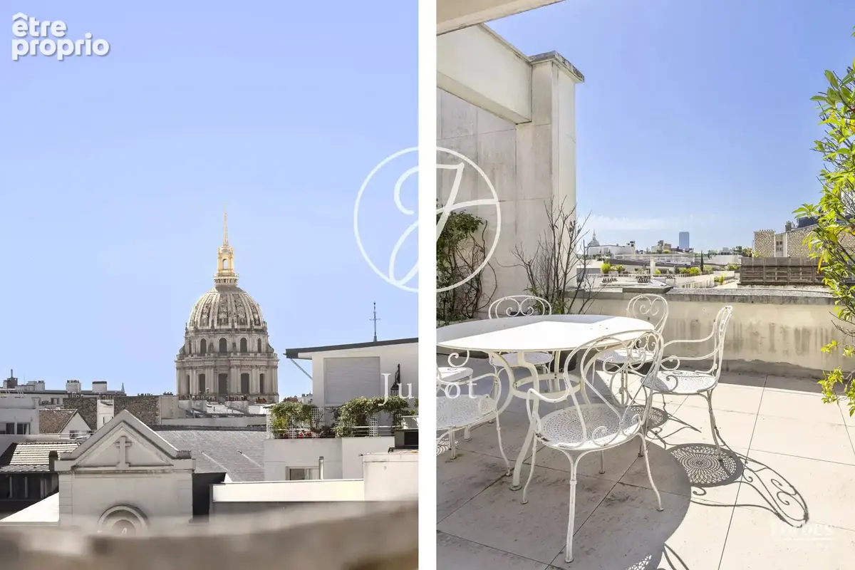 Paris 7e - GROS CAILLOU - Appartement - 4 pièces - 70,79m² Carrez - 2 chambres - Étage élevé - Terrasse - Parking - photo 2