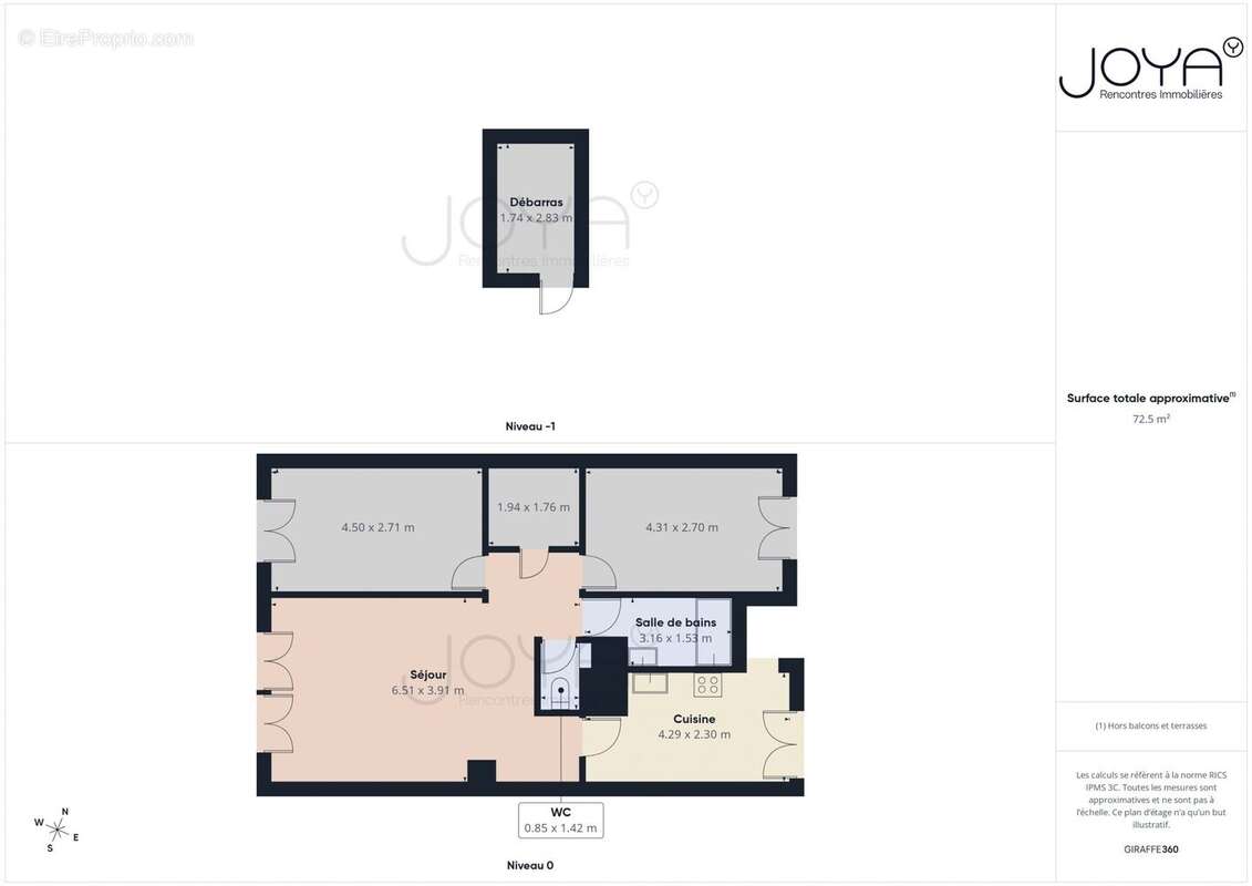 Appartement à SAINT-ANDRE-LES-VERGERS