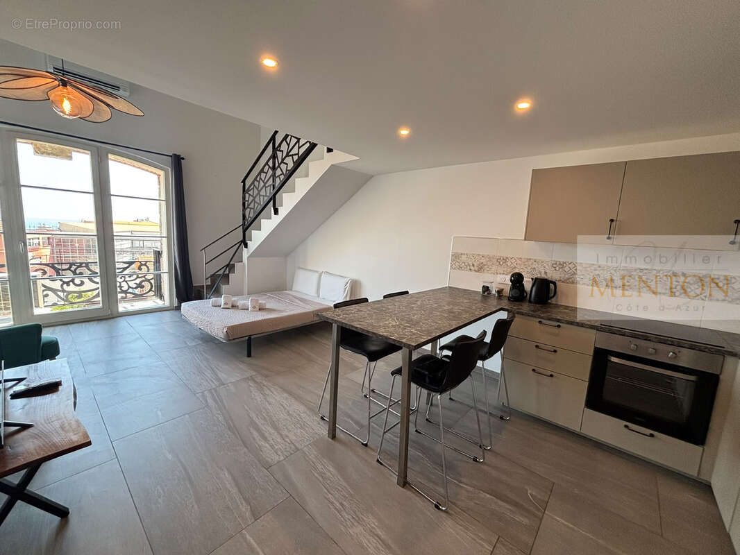 menton, immeuble de 4 duplex, 100%design, 100% location b&b, expo sud, vue mer, centre historique - photo 5