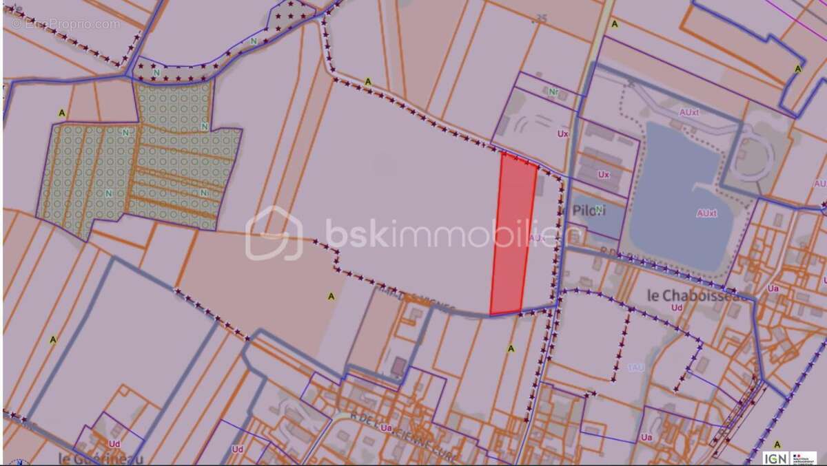  terrain d’activité – 9 653 m² – zone aux – thors (17) - photo 3